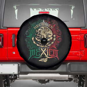 Hecho En Mexico Spare Tire Cover Mexican Pride Aztec Eagle TS11 Black Print Your Wear