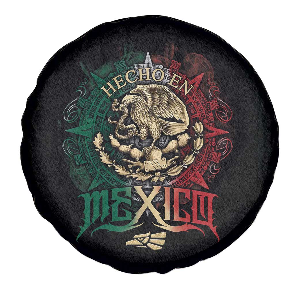Hecho En Mexico Spare Tire Cover Mexican Pride Aztec Eagle TS11 Print Your Wear