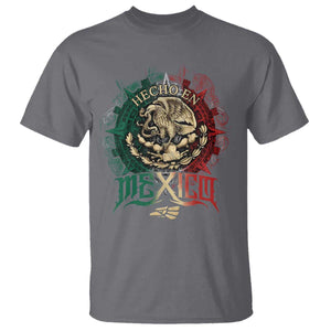 Hecho En Mexico T Shirt Mexican Pride Aztec Eagle TS11 Charcoal Print Your Wear