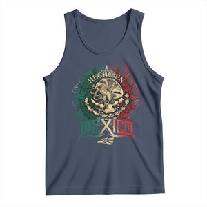 Hecho En Mexico Tank Top Mexican Pride Aztec Eagle TS11 Navy Print Your Wear