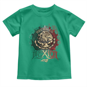Hecho En Mexico Toddler T Shirt Mexican Pride Aztec Eagle TS11 Irish Green Print Your Wear