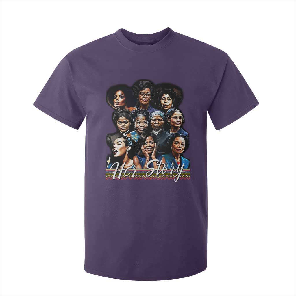 HerStory Tribute T Shirt For Kid Celebrating Legendary Black Women of History and Power TS02 Purple Print Your Wear