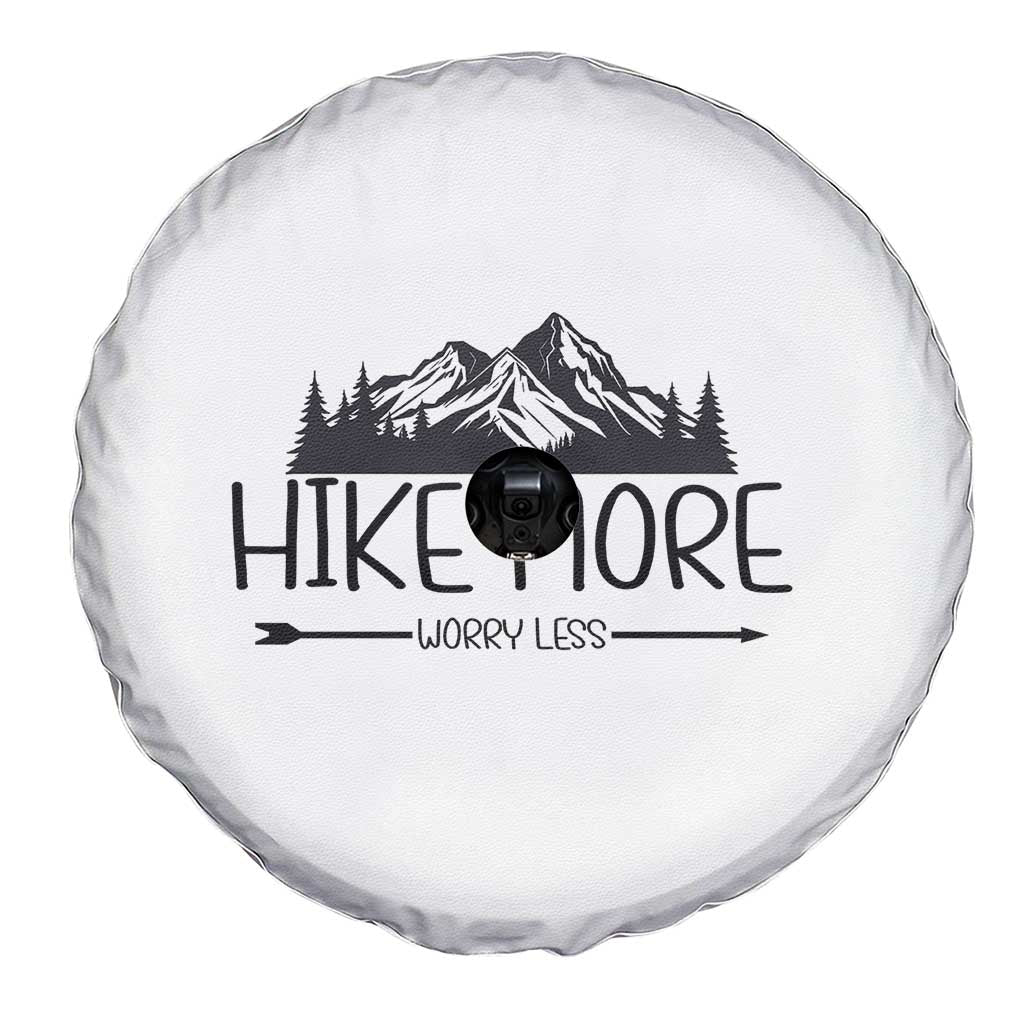 Hike More Worry Less Hiker Mountain Spare Tire Cover Hiking Camping Hiker Mountain TS11 Print Your Wear