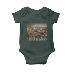 History Of Cinco De Mayo Batalla De Puebla Mexico Baby Onesie TS11 Print Your Wear