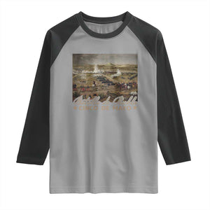 History Of Cinco De Mayo Batalla De Puebla Mexico Raglan Shirt TS11 Sport Gray Black Print Your Wear