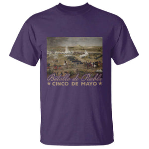 History Of Cinco De Mayo Batalla De Puebla Mexico T Shirt TS11 Purple Print Your Wear