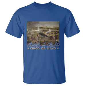 History Of Cinco De Mayo Batalla De Puebla Mexico T Shirt TS11 Royal Blue Print Your Wear