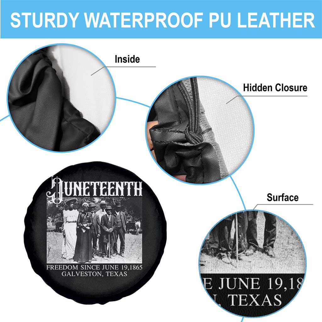 History Of Juneteenth Spare Tire Cover Freedom Since June 19 Galveston Texas TS11 Print Your Wear
