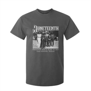 History Of Juneteenth T Shirt For Kid Freedom Since June 19 Galveston Texas TS11 Dark Heather Print Your Wear