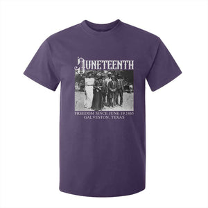 History Of Juneteenth T Shirt For Kid Freedom Since June 19 Galveston Texas TS11 Purple Print Your Wear