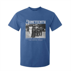 History Of Juneteenth T Shirt For Kid Freedom Since June 19 Galveston Texas TS11 Royal Blue Print Your Wear