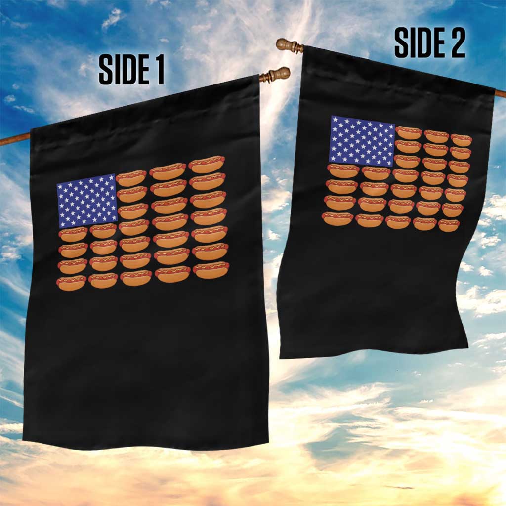 Hot Dog American Flag Garden Flag Funny 4th Of July Patriotic Summer BBQ TS10 Print Your Wear