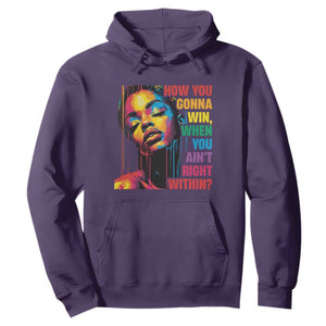 How You Gonna Win When You Aint Right Within Hoodie Black History TS11 Purple Print Your Wear