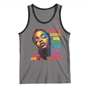 How You Gonna Win When You Aint Right Within Tank Top Black History TS11 Deep Heather Black Print Your Wear
