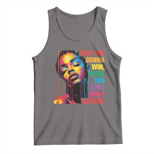 How You Gonna Win When You Aint Right Within Tank Top Black History TS11 Deep Heather Print Your Wear