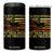 Hunting 4 in 1 Can Cooler Tumbler I'm Into Fitness Fit'ness Deer In My Freezer American Flag TS10 One Size: 16 oz Black Print Your Wear
