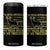 Hunting 4 in 1 Can Cooler Tumbler I'm Into Fitness Fit'ness Deer In My Freezer Camo Flag TS10 One Size: 16 oz Black Print Your Wear