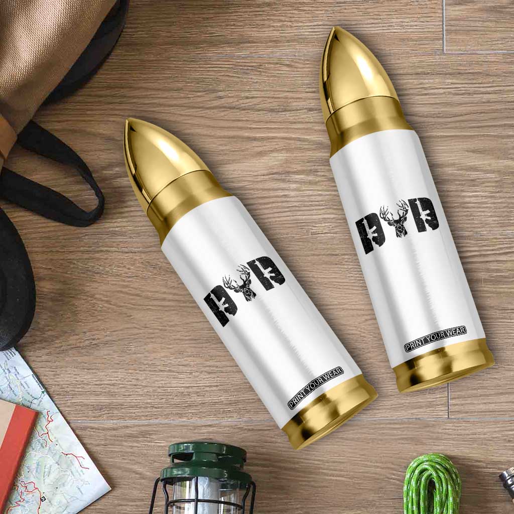 Hunting Dad Bullet Tumbler Fathers Day Gun Lovers Hunter Dad TS10 Print Your Wear