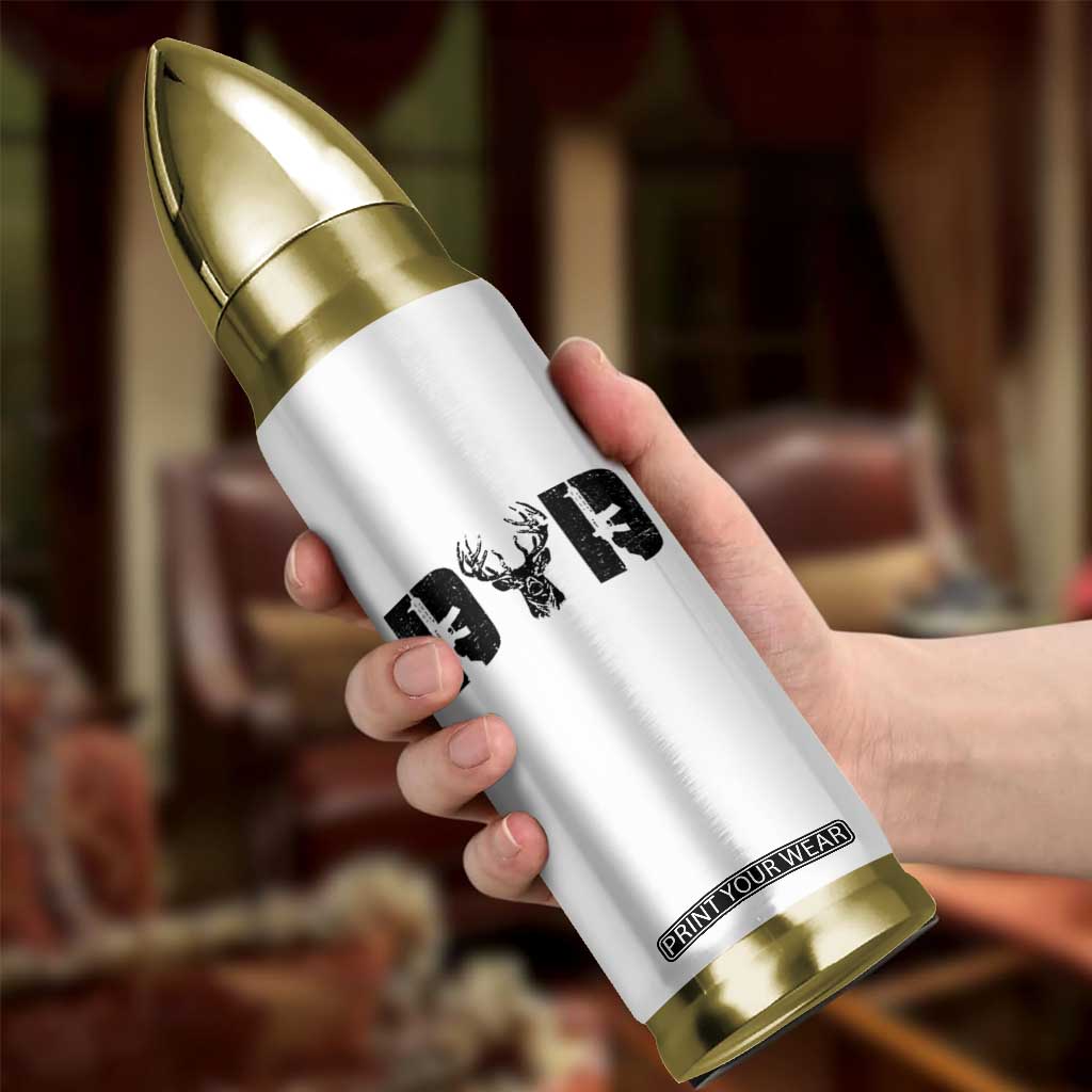Hunting Dad Bullet Tumbler Fathers Day Gun Lovers Hunter Dad TS10 Print Your Wear
