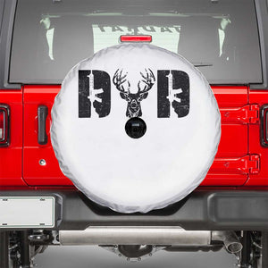 Hunting Dad Spare Tire Cover Fathers Day Gun Lovers Hunter Dad TS10 White Print Your Wear