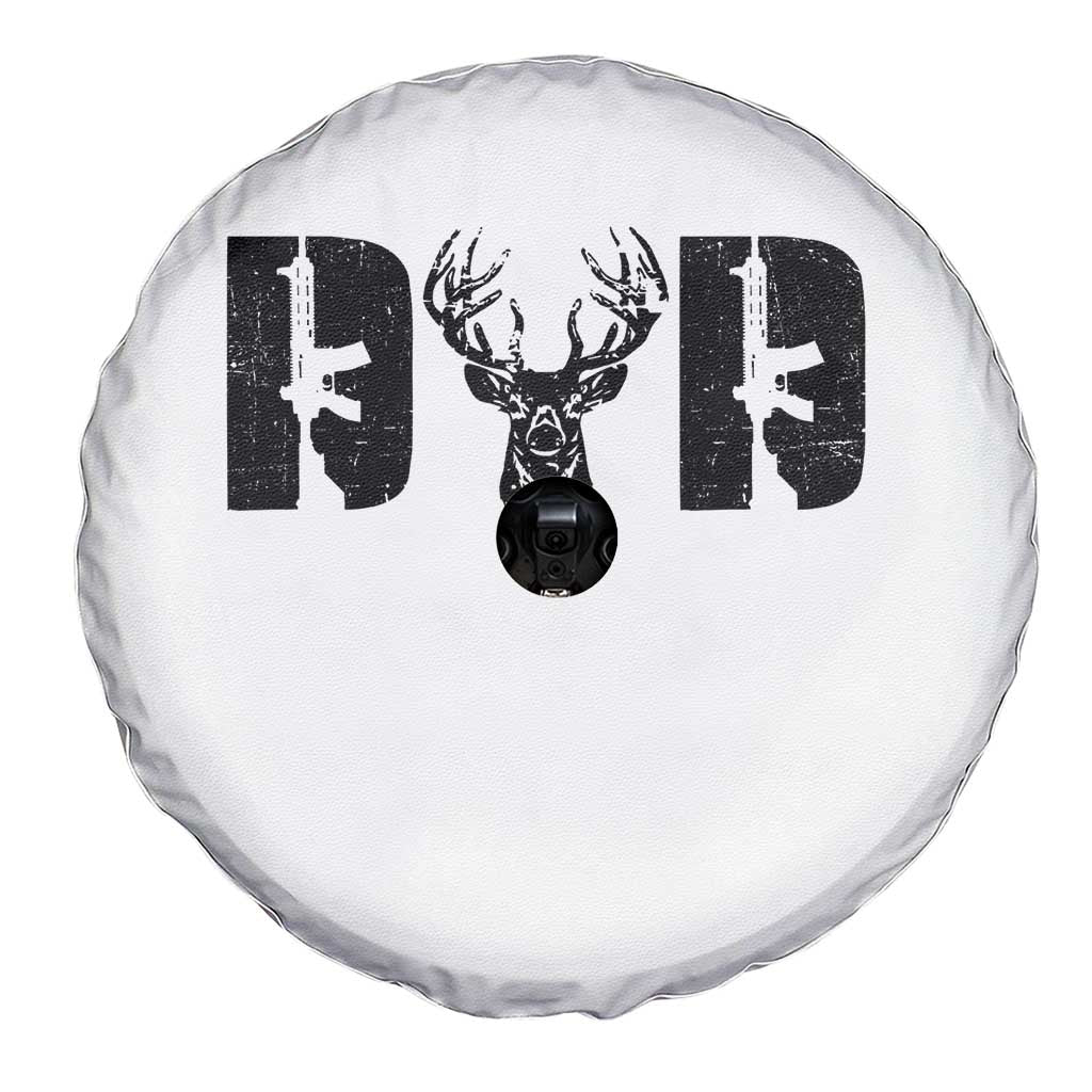 Hunting Dad Spare Tire Cover Fathers Day Gun Lovers Hunter Dad TS10 Print Your Wear