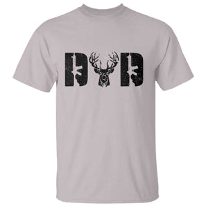 Hunting Dad T Shirt Fathers Day Gun Lovers Hunter Dad TS10 Ice Gray Print Your Wear