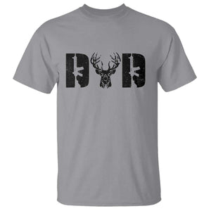 Hunting Dad T Shirt Fathers Day Gun Lovers Hunter Dad TS10 Sport Gray Print Your Wear