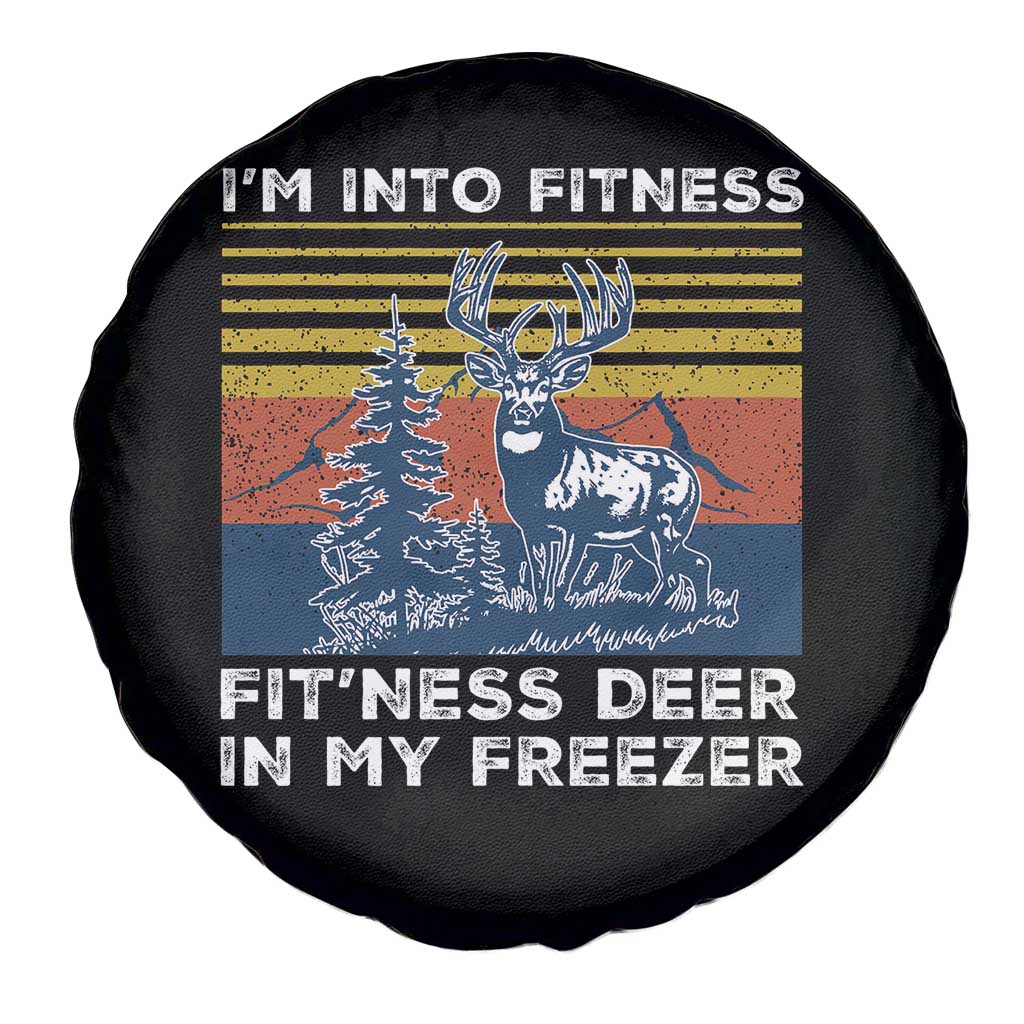 Hunting Spare Tire Cover I'm Into Fitness Fit'ness Deer In My Freezer Gift for Hunter TS10 Print Your Wear