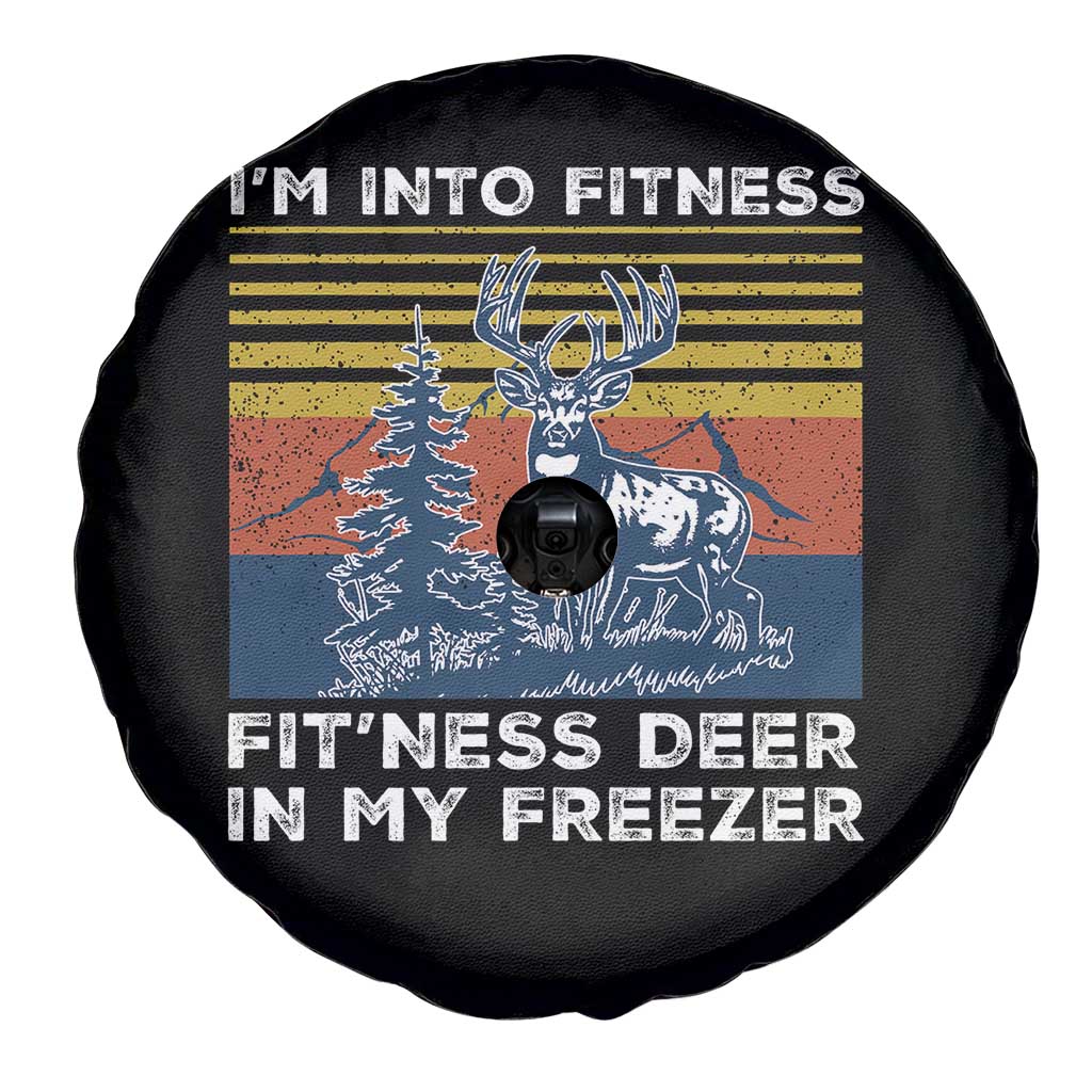 Hunting Spare Tire Cover I'm Into Fitness Fit'ness Deer In My Freezer Gift for Hunter TS10 Print Your Wear