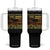 Hunting Tumbler With Handle I'm Into Fitness Fit'ness Deer In My Freezer American Flag TS10 One Size: 40 oz Black Print Your Wear