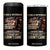 I Am A Veteran I Served My Country If You Don't Like It I Don't Care 4 in 1 Can Cooler Tumbler TS11 One Size: 16 oz Black Print Your Wear
