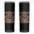 I Am A Veteran Like My Father Before Me Skinny Tumbler Vintage American Flag TS11 Black Print Your Wear