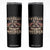 I Am A Veteran Like My Mother Before Me Skinny Tumbler Vintage American Flag TS11 Black Print Your Wear