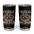 I Am A Veteran Like My Mother Before Me Tumbler Cup Vintage American Flag TS11 Black Print Your Wear