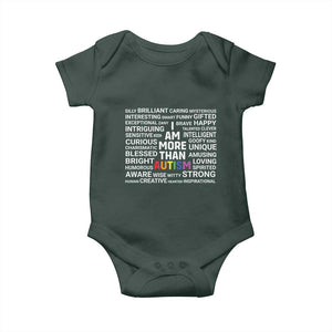 I Am More Than Autism Awareness Baby Onesie TS10 Print Your Wear