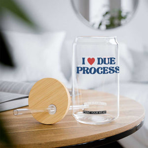 I Love Due Process Glass Can Pro Immigration Immigrants Feed America TS10 Print Your Wear