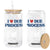I Love Due Process Glass Can Pro Immigration Immigrants Feed America TS10 Black Print Your Wear