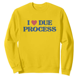 I Love Due Process Sweatshirt Pro Immigration Immigrants Feed America TS10 Daisy Print Your Wear