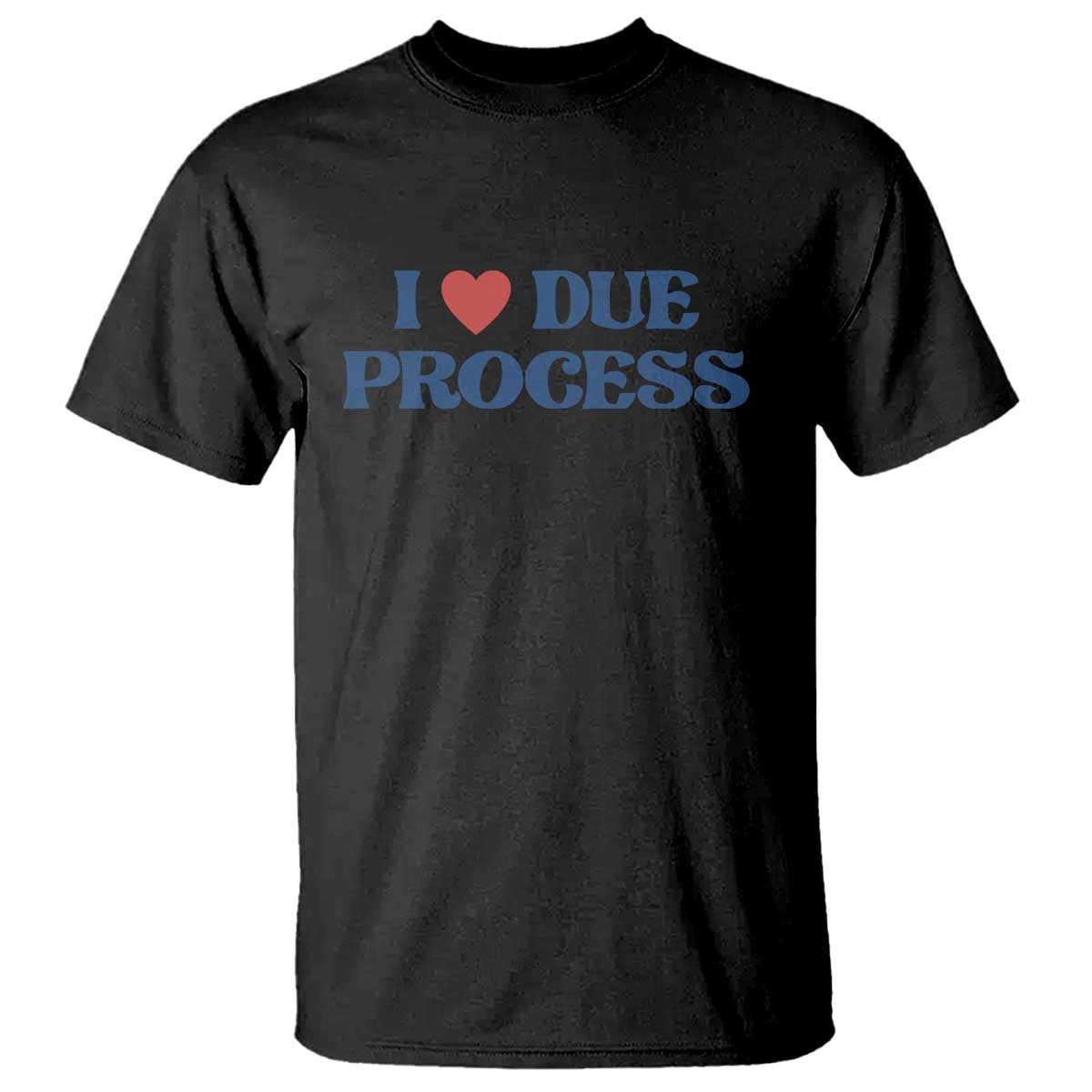 I Love Due Process T Shirt Pro Immigration Immigrants Feed America TS10 Black Print Your Wear