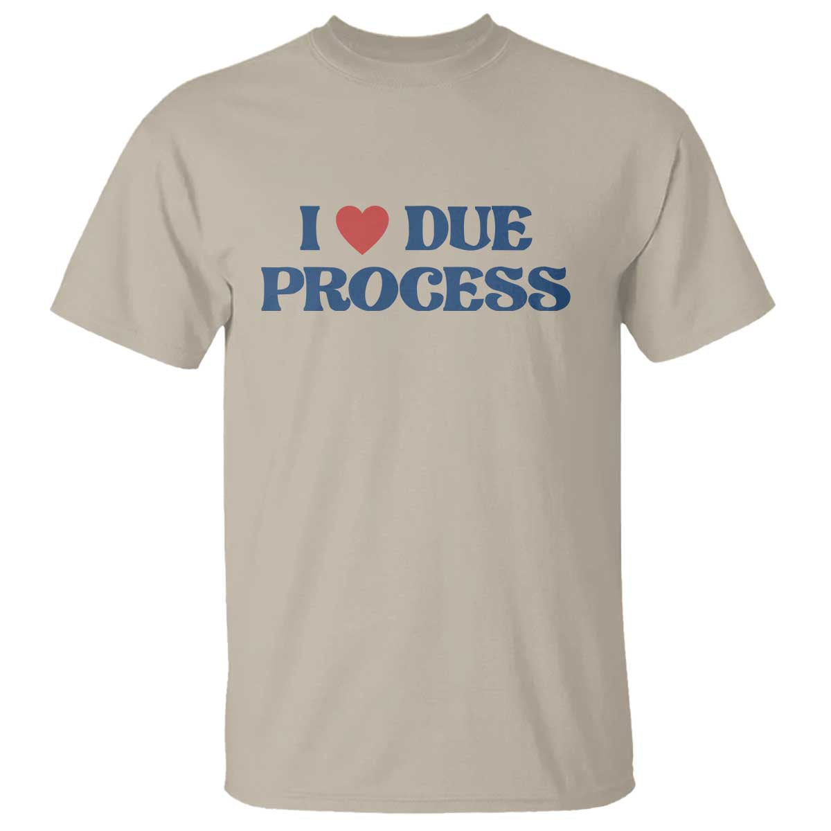 I Love Due Process T Shirt Pro Immigration Immigrants Feed America TS10 Sand Print Your Wear