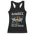 I May Live In America But My Journey Began With Gullah Geechee Racerback Tank Top Gullah Geechee Pride TS11 Black Print Your Wear