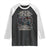 I Stand For Our Flag I Kneel For The Cross Proud Christian Veteran Raglan Shirt TS11 Black White Print Your Wear