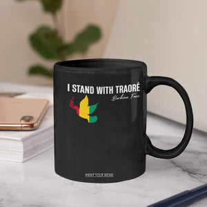 I Stand With Traoré Coffee Mug Burkina Faso Peace Dove TS02 Print Your Wear