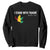 I Stand With Traoré Sweatshirt Burkina Faso Peace Dove TS02 Black Print Your Wear