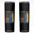 I Stand With Ukraine Skinny Tumbler Ukrainian American Flag TS02 Black Print Your Wear
