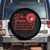 I Wear A Little Poppy Memorial Day Spare Tire Cover Veterans Day USA Red Poppy Flower TS11 No hole Black Print Your Wear