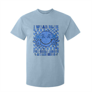 I Wear Blue For Child Abuse Awareness Month T Shirt For Kid TS11 Light Blue Print Your Wear