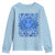 I Wear Blue For Child Abuse Awareness Month Youth Sweatshirt TS11 Light Blue Print Your Wear