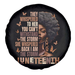 I'm The Storm Black Women Spare Tire Cover Juneteenth Black History Melanin TS10 Print Your Wear