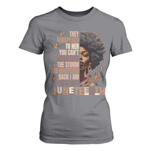 I'm The Storm Black Women T Shirt For Women Juneteenth Black History Melanin TS10 Charcoal Print Your Wear